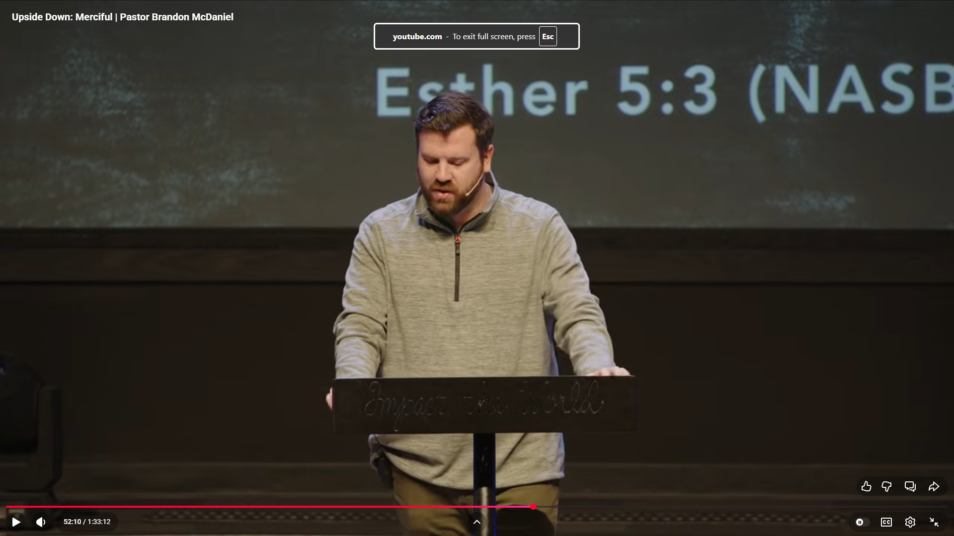 Sermon on the Mount: Mercy