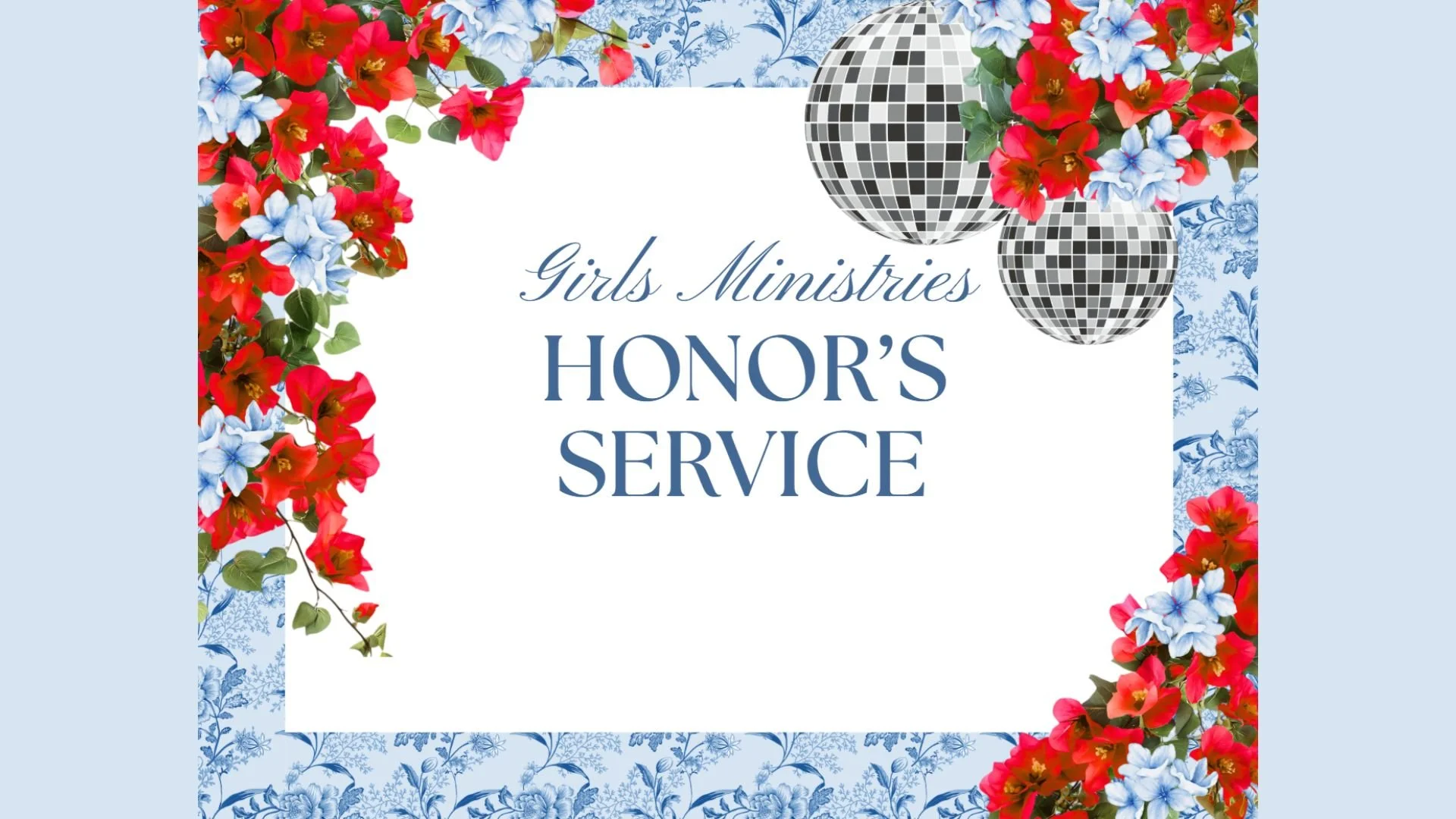 Girls Ministries' Honor's Service
