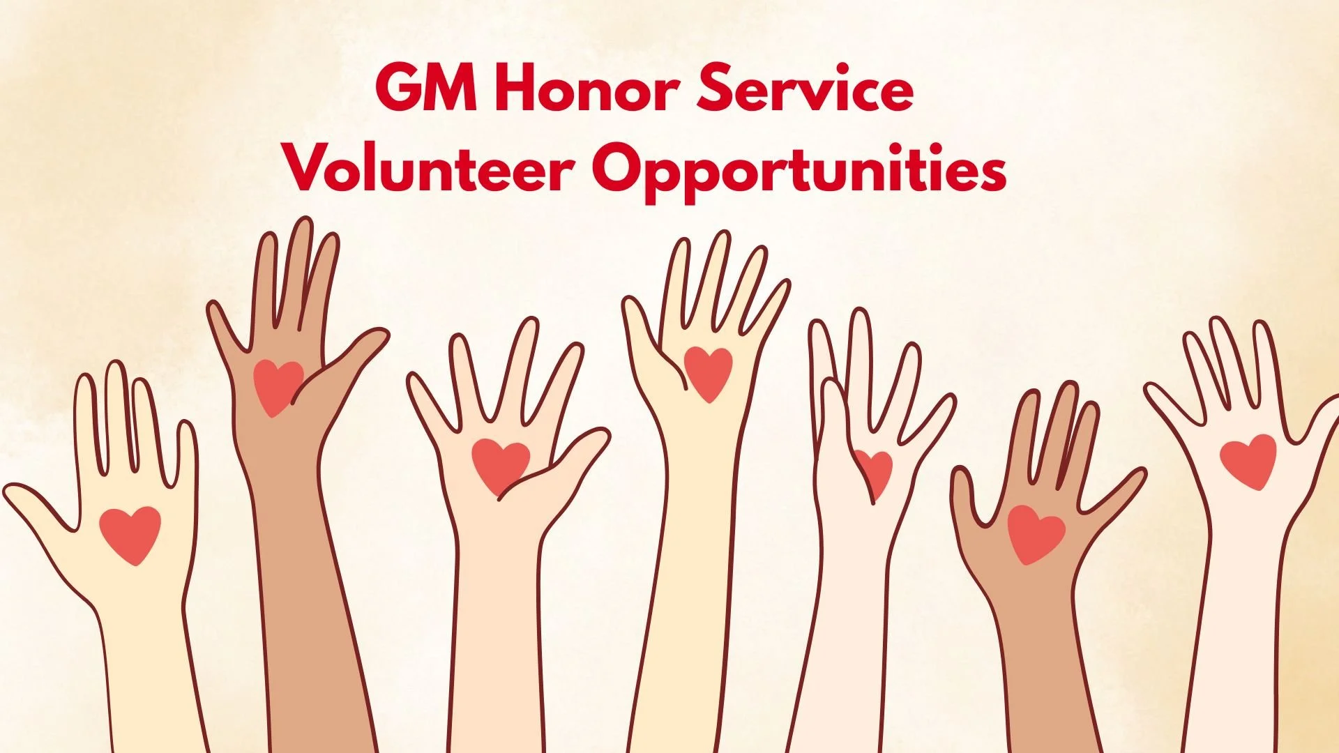 GM Honor's Service Volunteer