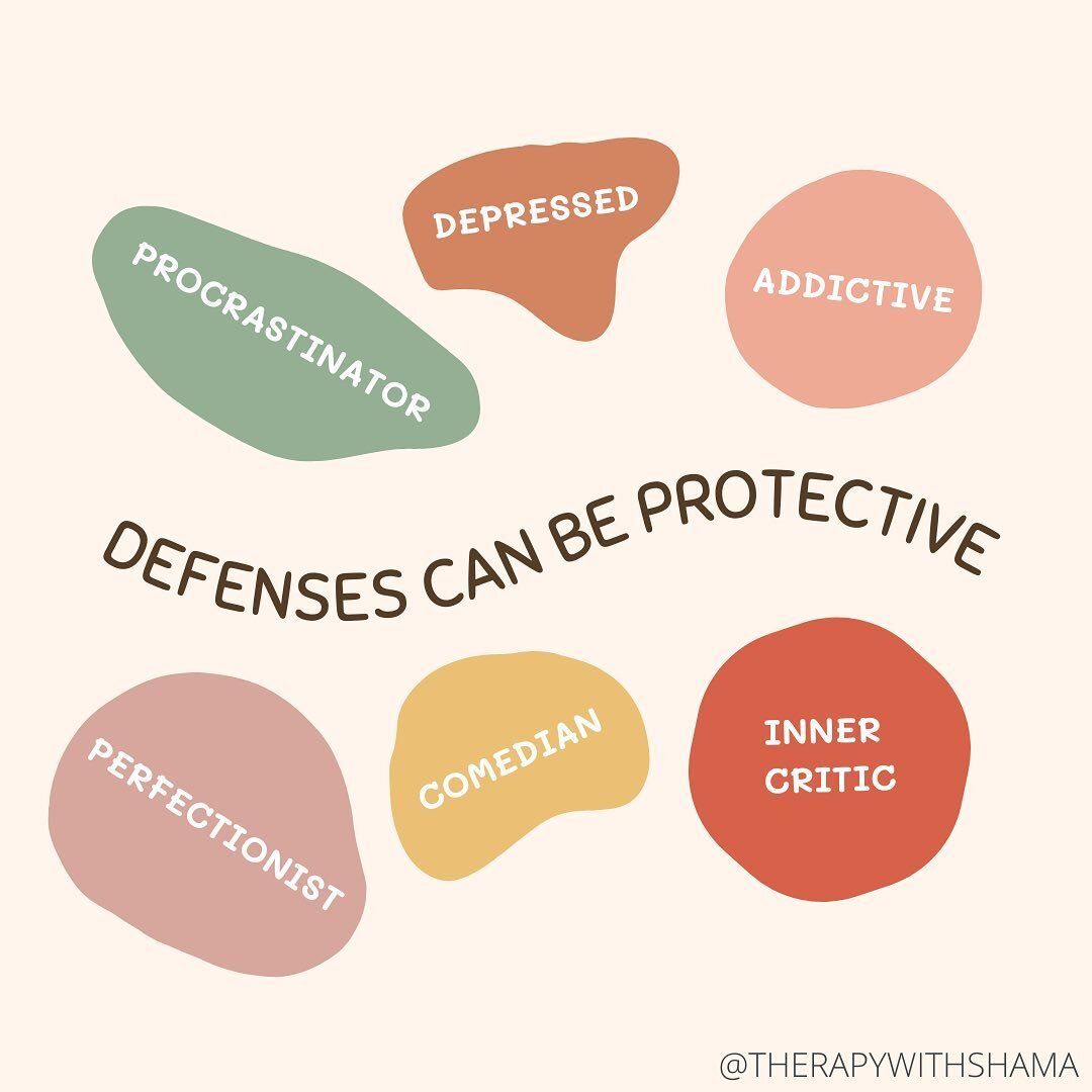 Having our defenses up is not necessarily a bad thing. Sometimes our defenses arise to protect us. Sometimes they turn into a protector part that satisfies the urge to engage in the defense and keep something bigger away from us. Sometimes our defens