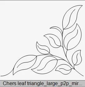Chers Leaf Triangle Large P2P Mirror-L01220.JPG