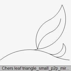 Chers Leaf Triangle small P2P Mirror-L01221.JPG