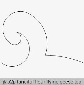 JK P2P Fanciful Fleur Flying Geese Top.JPG