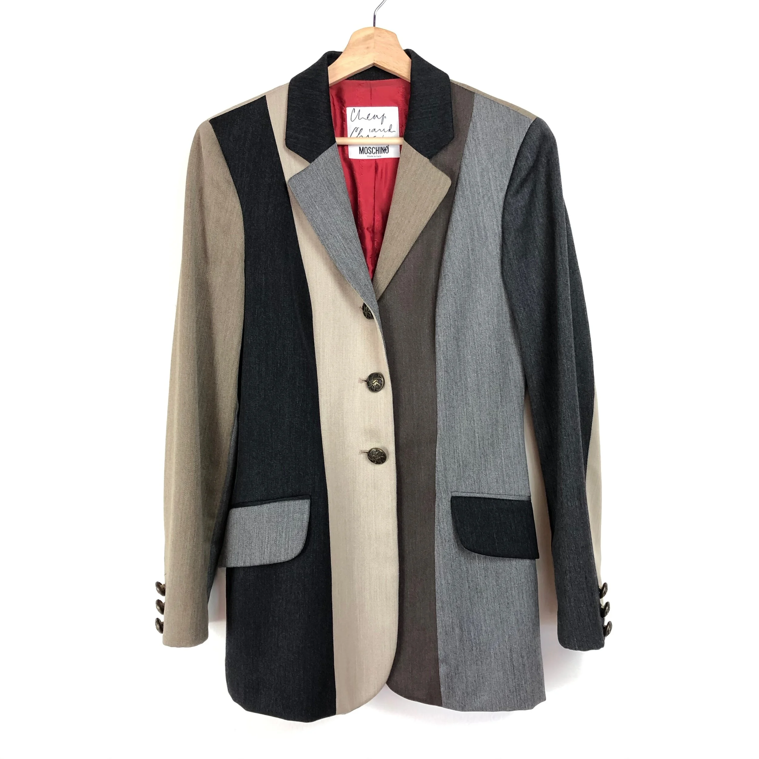 Vintage Moschino Colorblock Blazer 