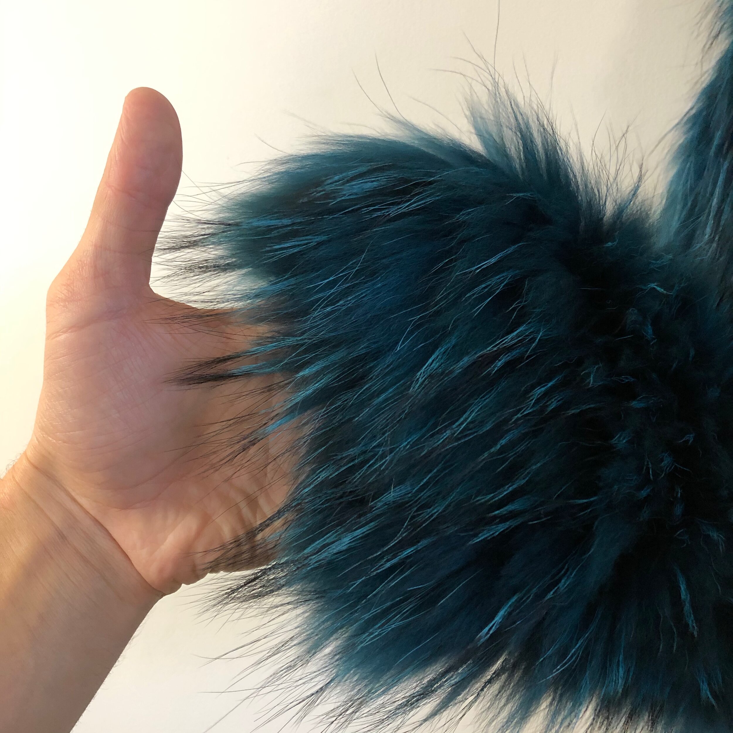 Vintage Sonia Rykiel Teal Fur Coat — Sleeper