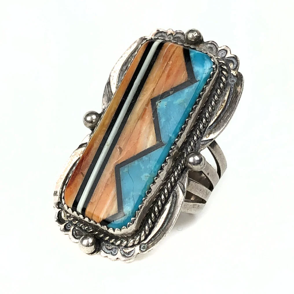 Vintage Zuni Mosaic Ring