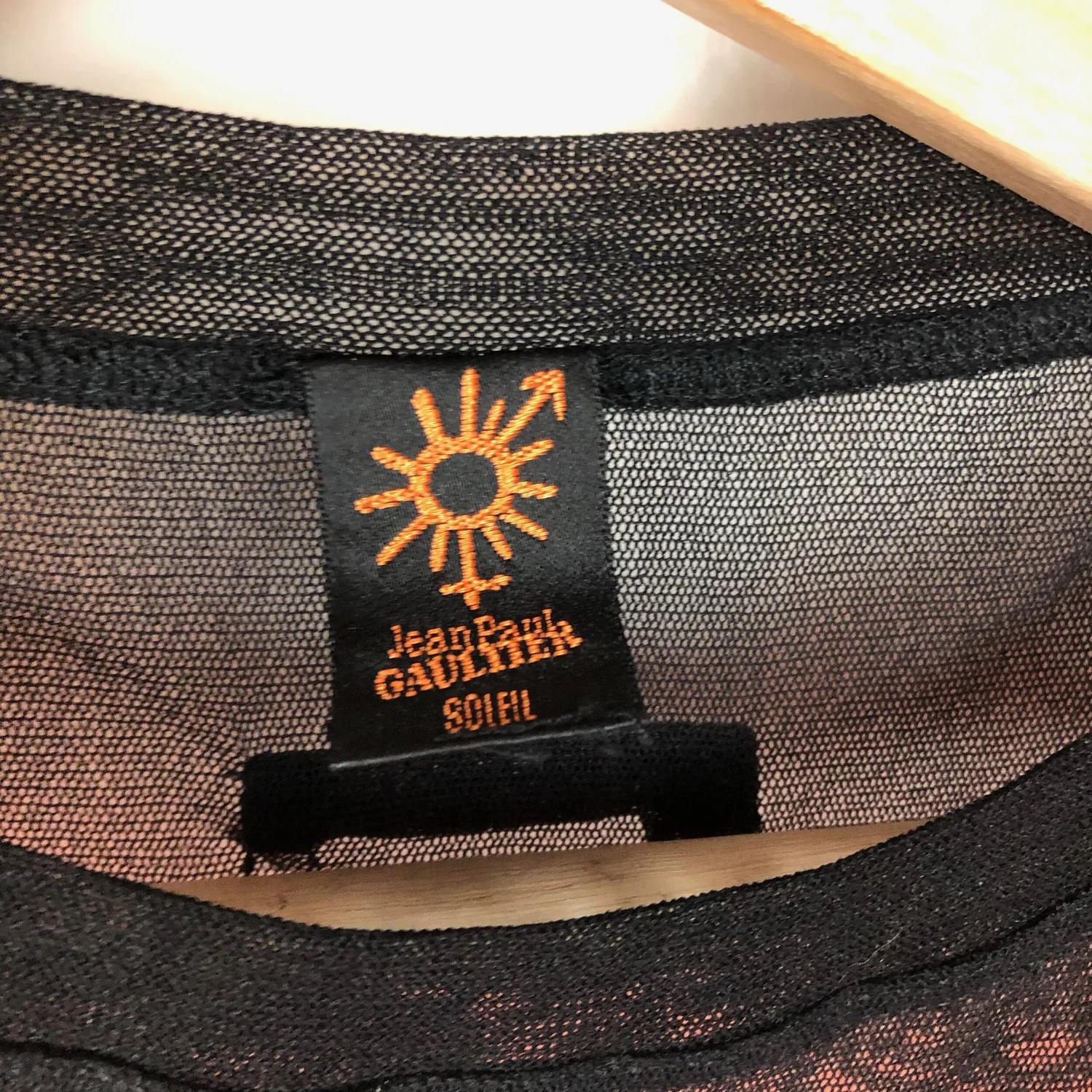 90s Jean Paul Gaultier Soleil Sheer Mesh Eagle Top — Sleeper
