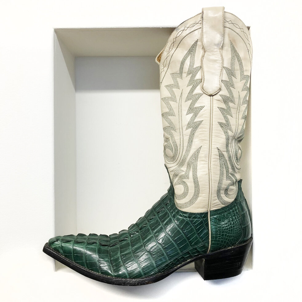 Vintage Gator Cowboy Boots