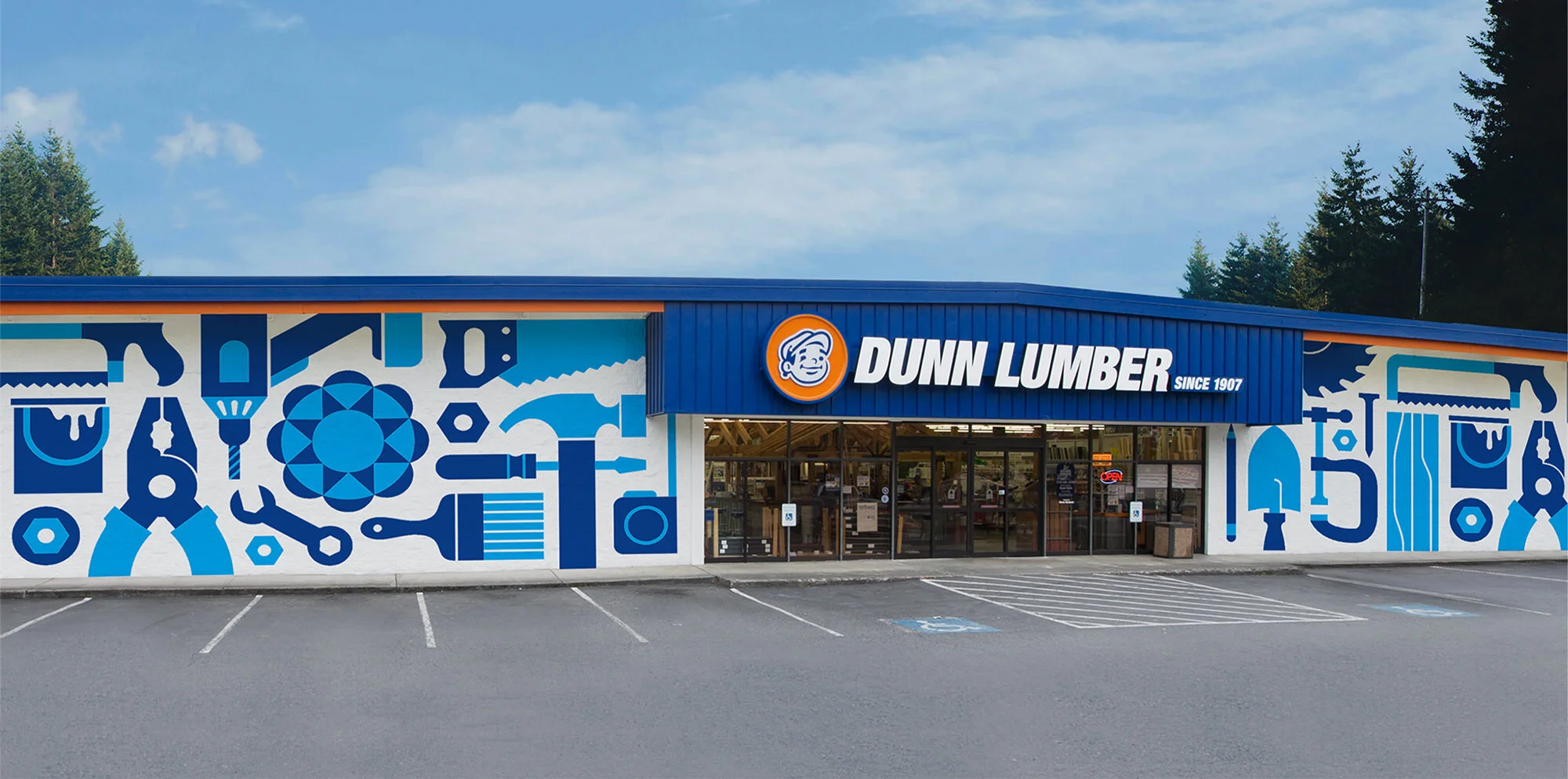 Dunn Lumber Murals — Matt Naylor