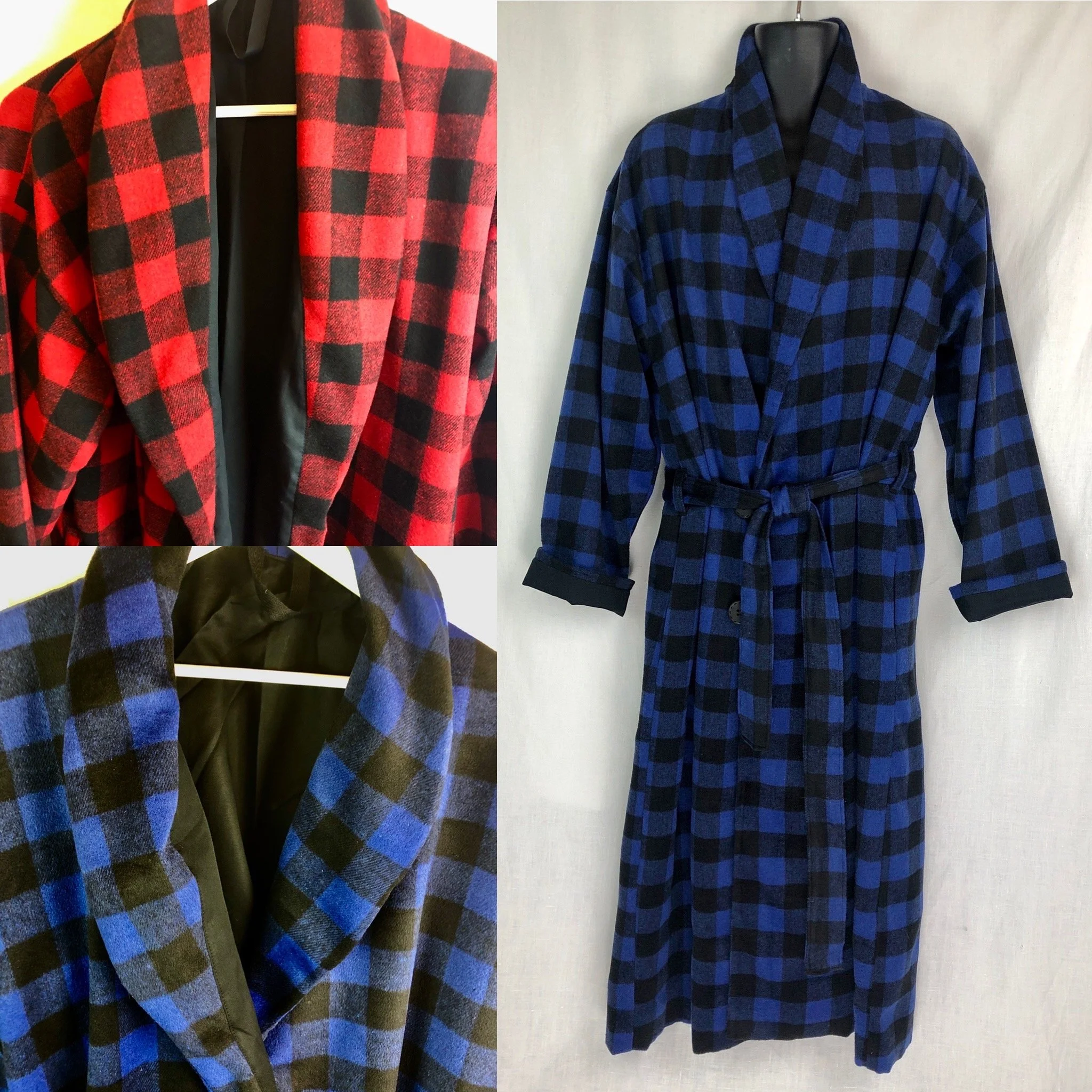 Lumberjack wool robe