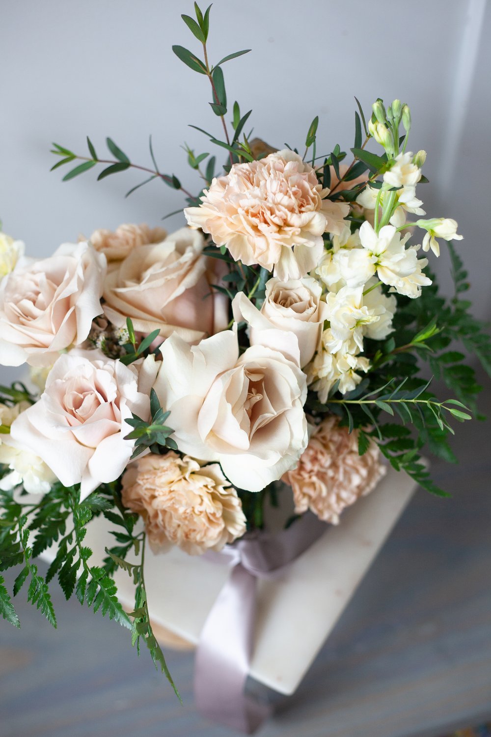Classic Collection Bridal Bouquet — White Brick Floral