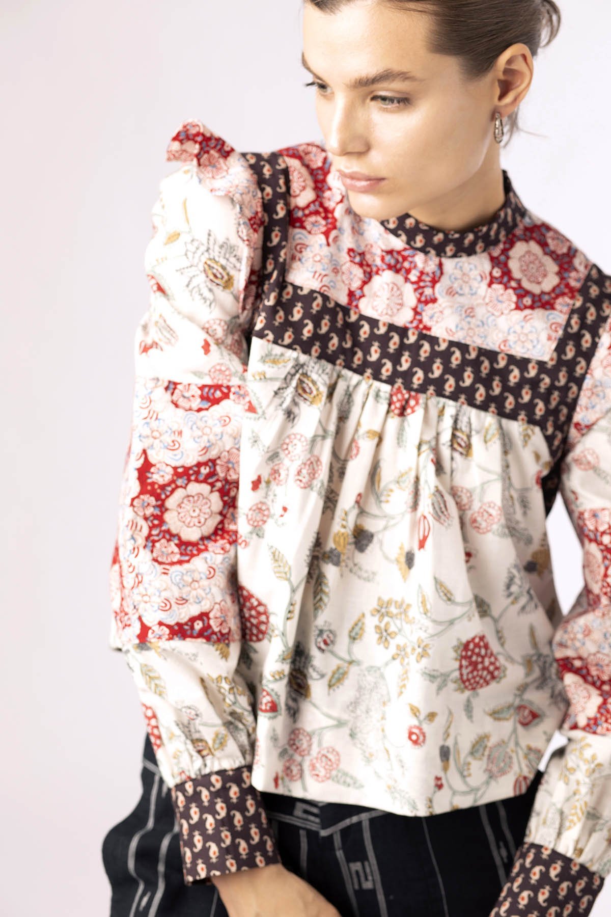 Madeline Patchwork Top