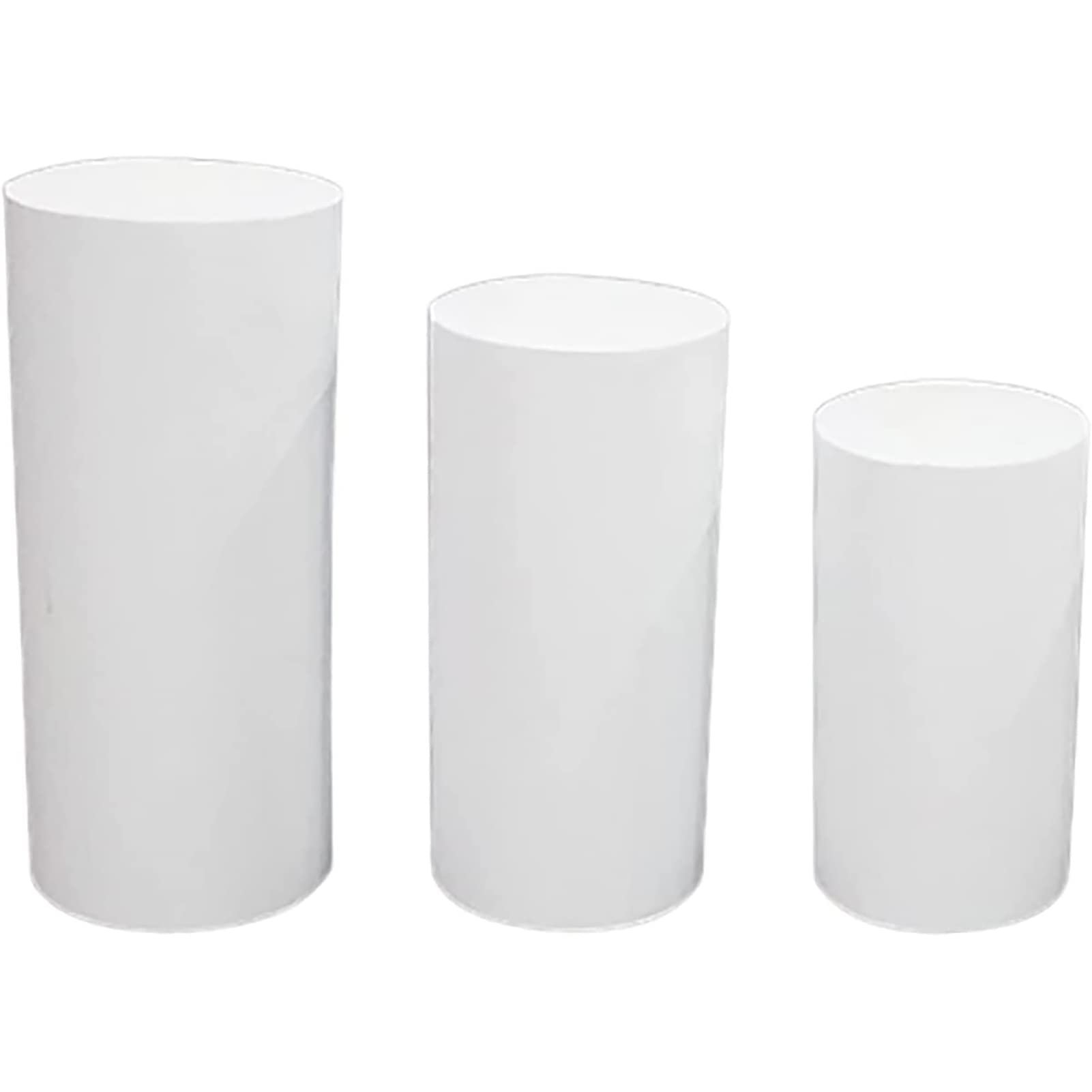 White Metal Cylinders