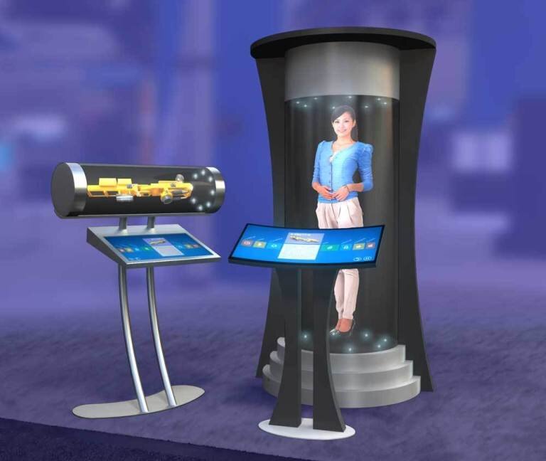 Holographic Exhibits - HoloTube™ and HoloTube Kiosk — Exhibitry - Engaging  Interactive Experiences