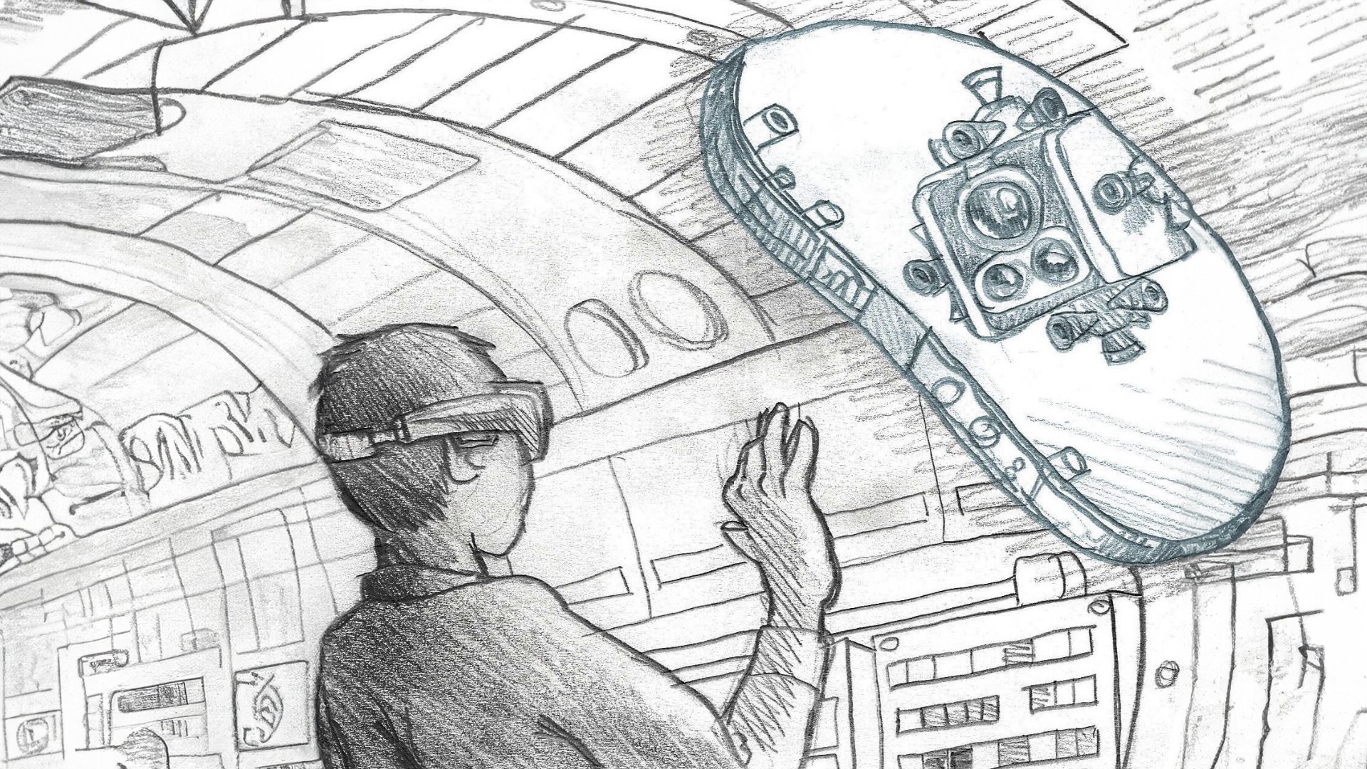    A concept illustration that captures the inception of virtual reality tools designed for the astronauts of tomorrow.   