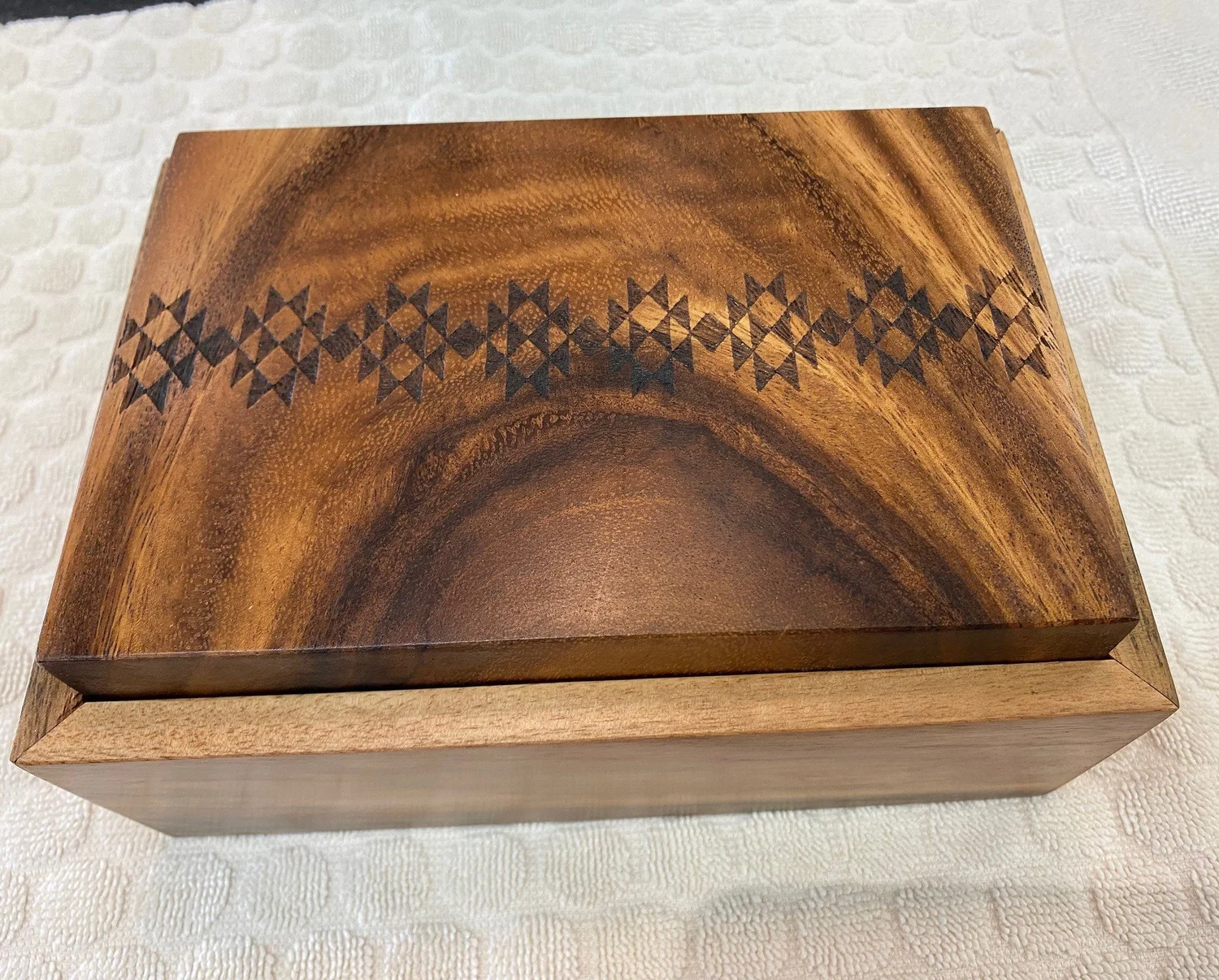 Monkeypod Tribal Box — RK Woods Crafted in Hawaii