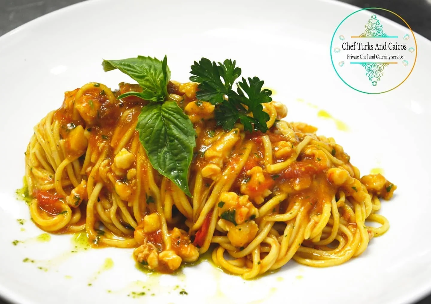 Classic Home made spaghetti alla chitarra, with juicy lobster bisque and fresh aromatic herbs oil.
TASTY and delicious.
A touch of sea on your private Villa !!!
BOOK your culinary experience with us!! Web:
https://chefturksandcaicos.com/ 🇹🇨🇮🇹👨🏼