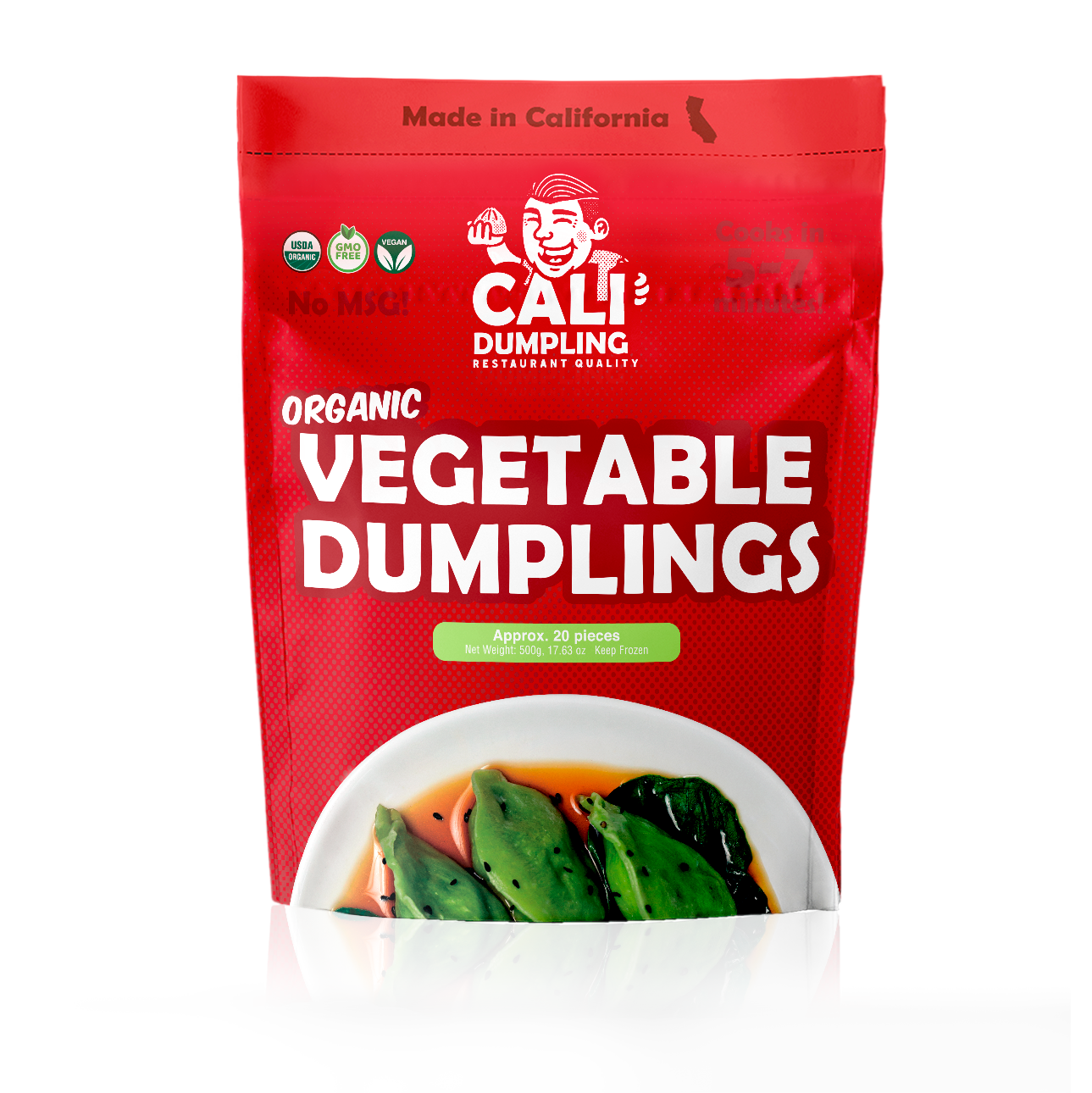 Organic Vegetable Dumplings (20 pcs)