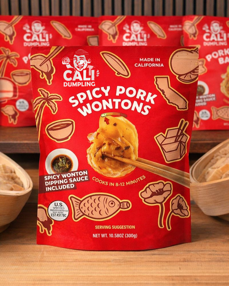 Spicy Pork Wontons With Spicy Dipping Sauce (36 pieces)