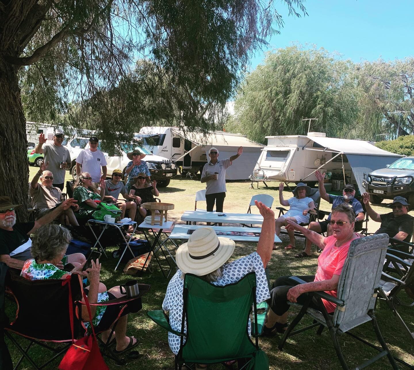 Cee &amp; See recently welcomed back the lovely Jenkins group 😃 Thanks for staying with us and we look forward to seeing you all again next year 🍻🏖️
 
#ceeandsee #funtimes #rediscoverockingham #rockingham #seeperth #caravanandcampingwa #letsgocara