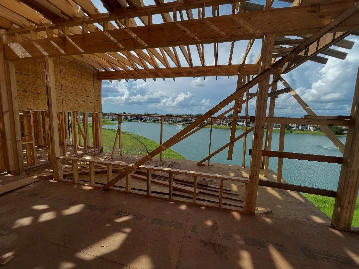Elevated living, elevated views ✨ 
Our three-story custom model home offers stunning vistas from every level. Give us a call and schedule your in person tour!