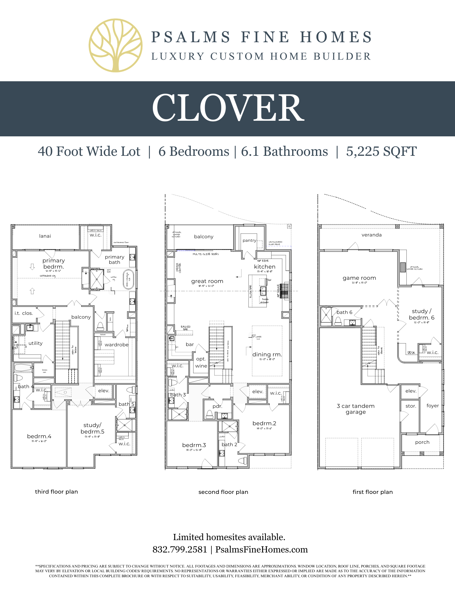 First, second, and third floor plans of a residential home, showing various rooms, layouts, and structural details. A detailed blueprint of a three-story house floor plan, showing layouts for the first, second, and third floors, including rooms such