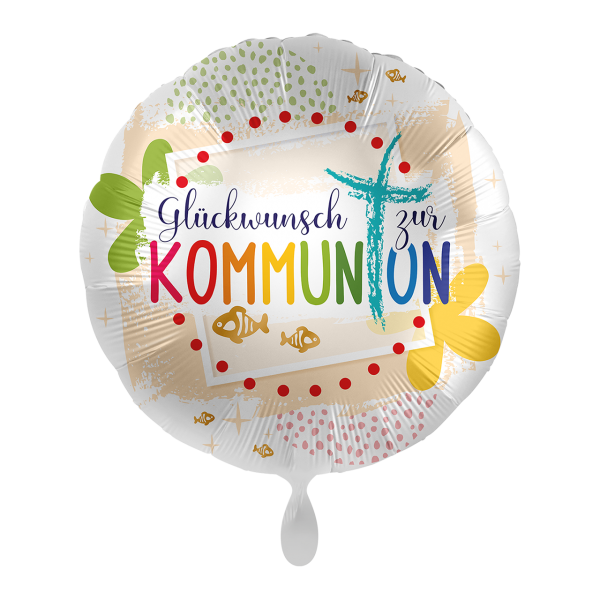 Kommunion Glückwunsch 17''/43cm