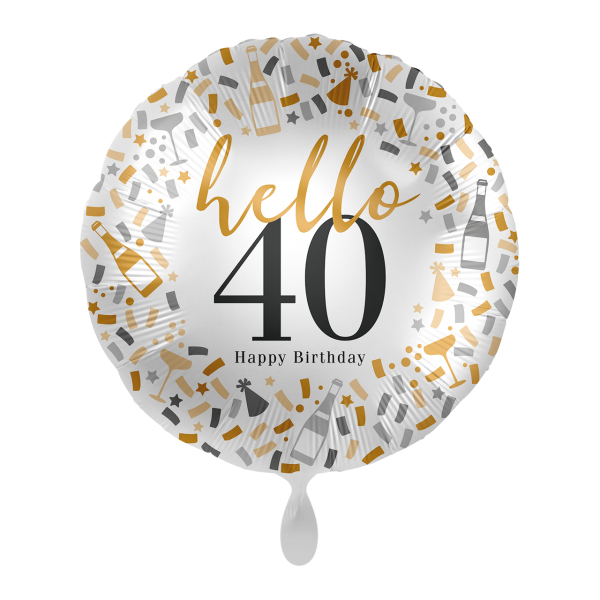Hello 40 Happy Birthday - ENG