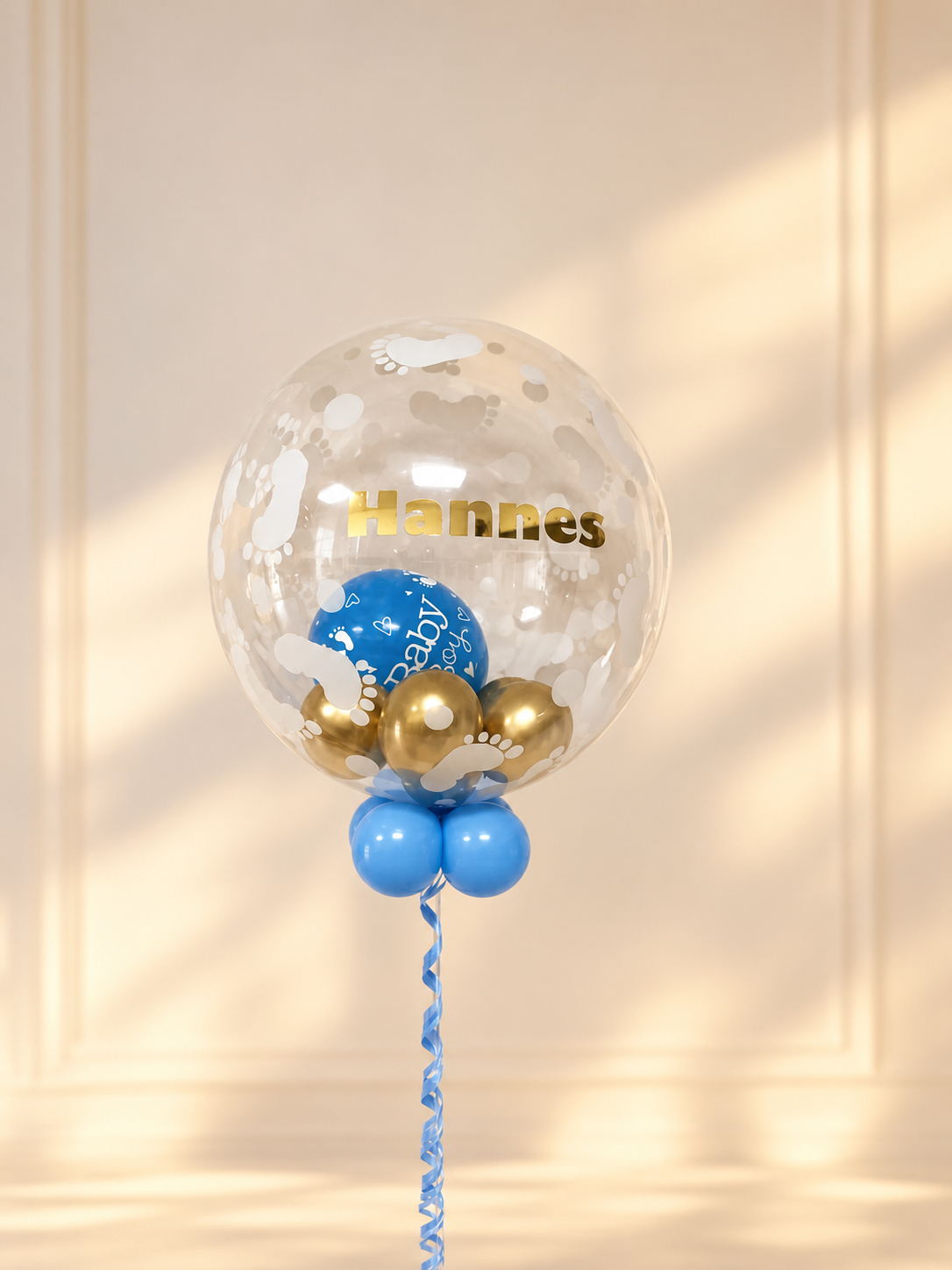 Deko Bubble mit Beschriftung