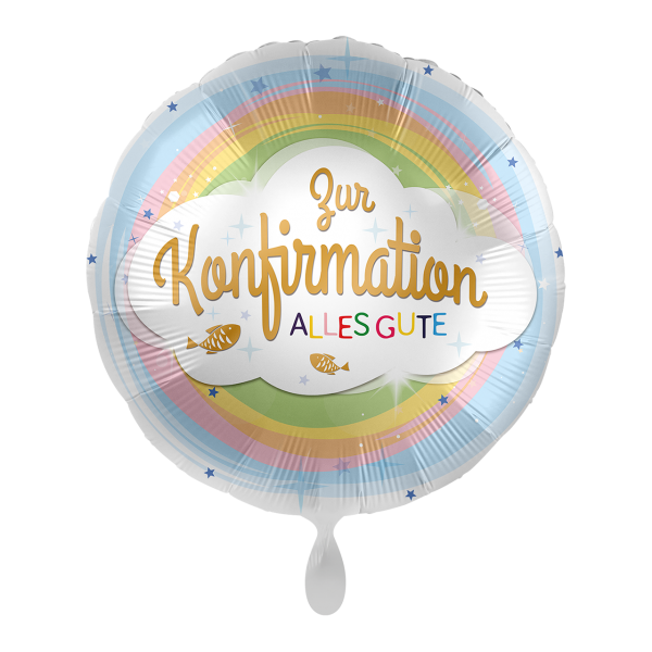 zur Konfirmation Alles gute Folienballon 18''/43cm