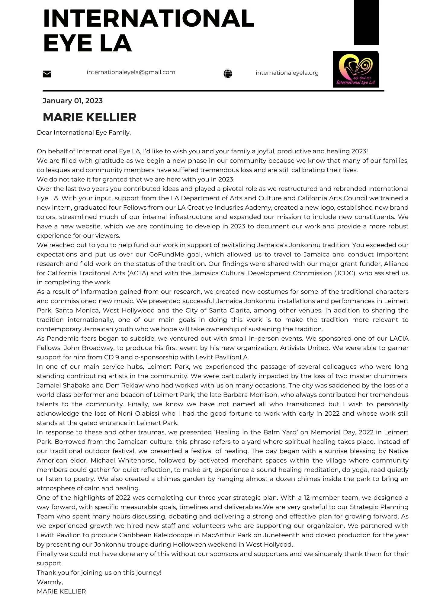 2022 Year in Review: Letter From Our Founder 