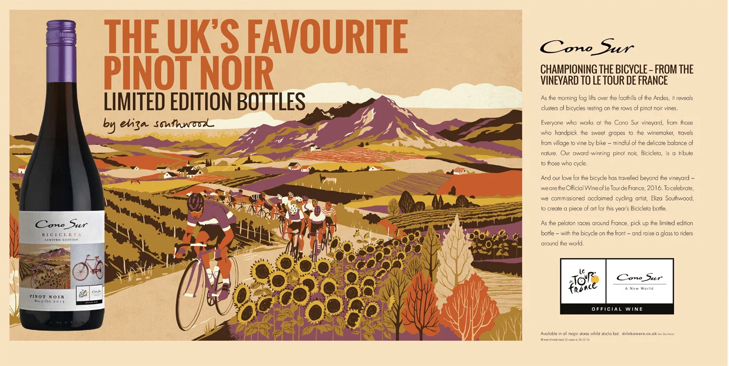 Making sense of why a Chilean wine company sponsors Le Tour de France.