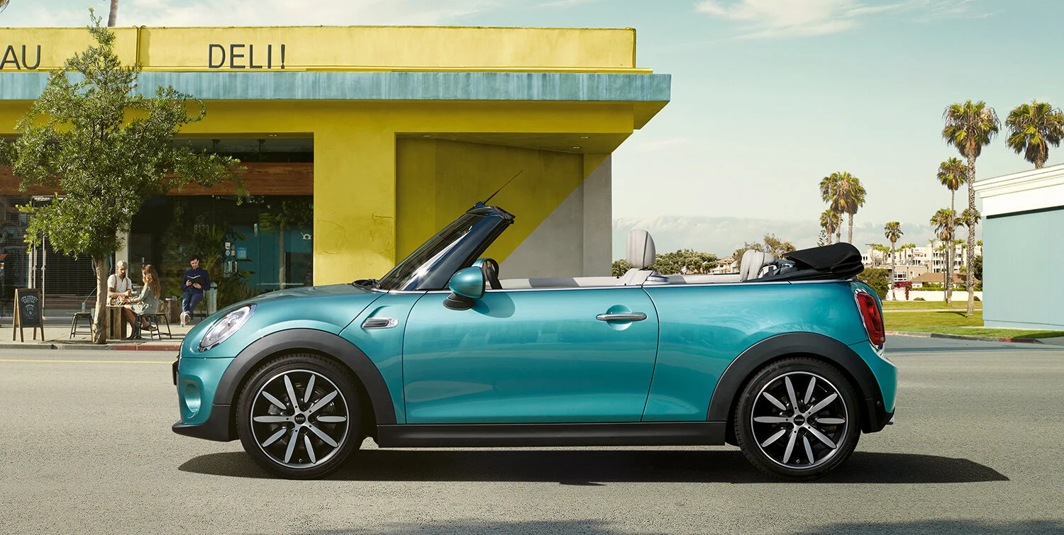 The launch of an open top car, when we were all still wearing woolly jumpers.