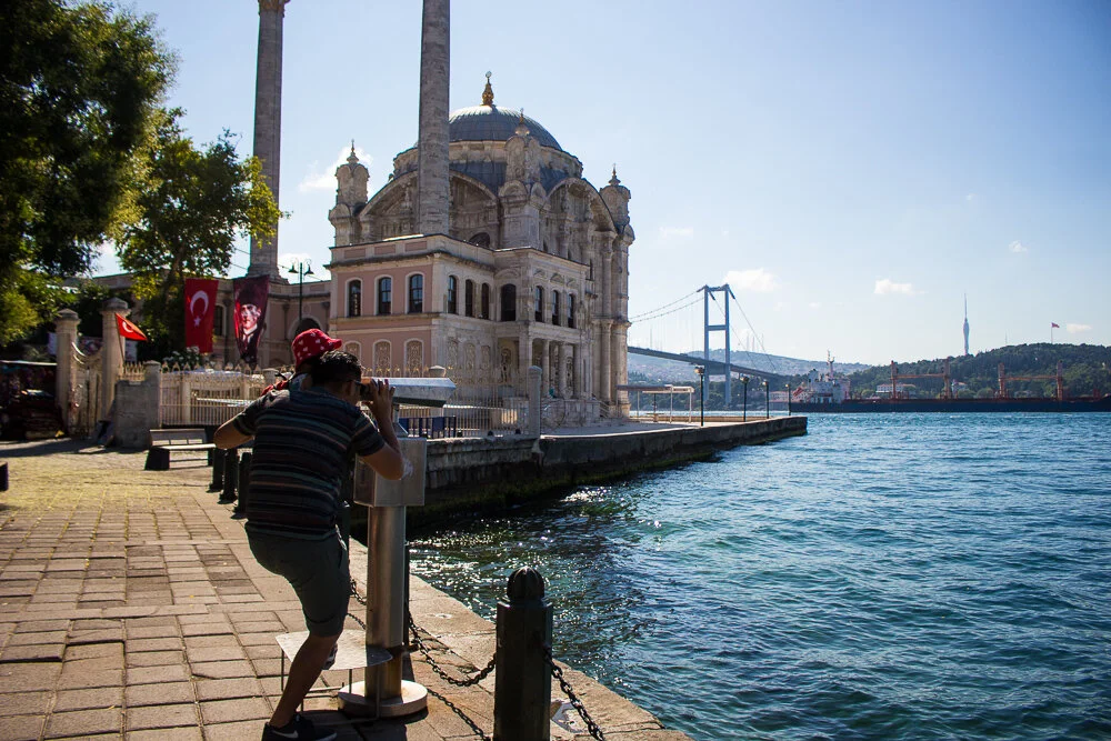 Ortakoy-beach-binoculars