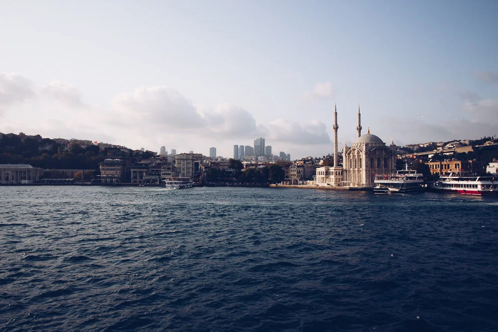 Ortaköy neighborhood from the Bosphorus