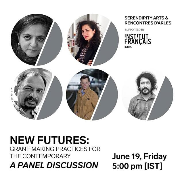 #howtogearup
#serendipityconversations

For the panel titled New Futures: Grant-making Practices for the Contemporary, we have jury members of the Serendipity Arles Grant 2020 (SAG), Dayanita Singh, Devika Singh, Ravi Agarwal, and Tanzim Wahab  in co