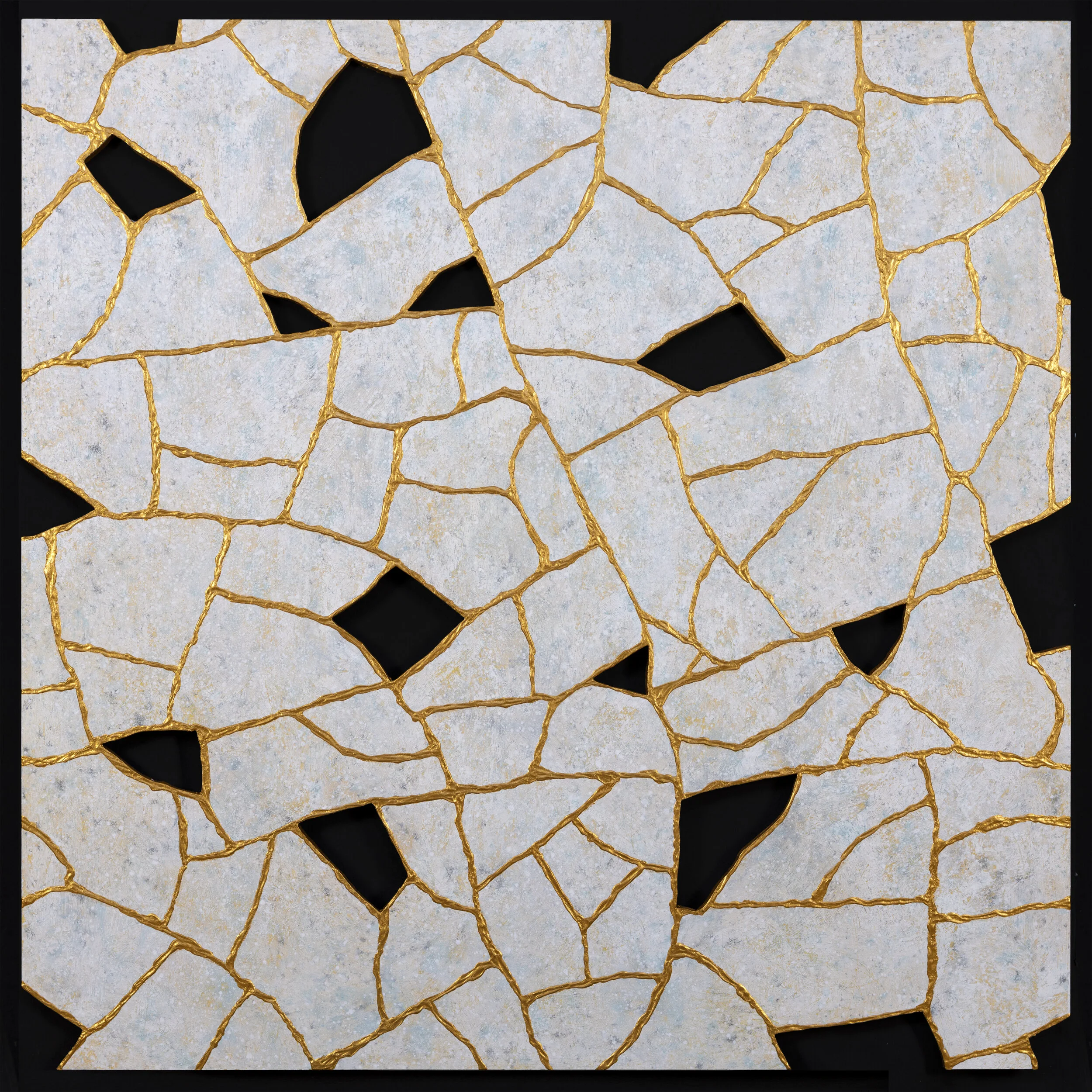 Offline Gallery is a new international contemporary art gallery located in Whitehead, U.K, exhibiting exceptional new artists' of our time.  - Empty Spaces - Darla Kline - Acrylic on board