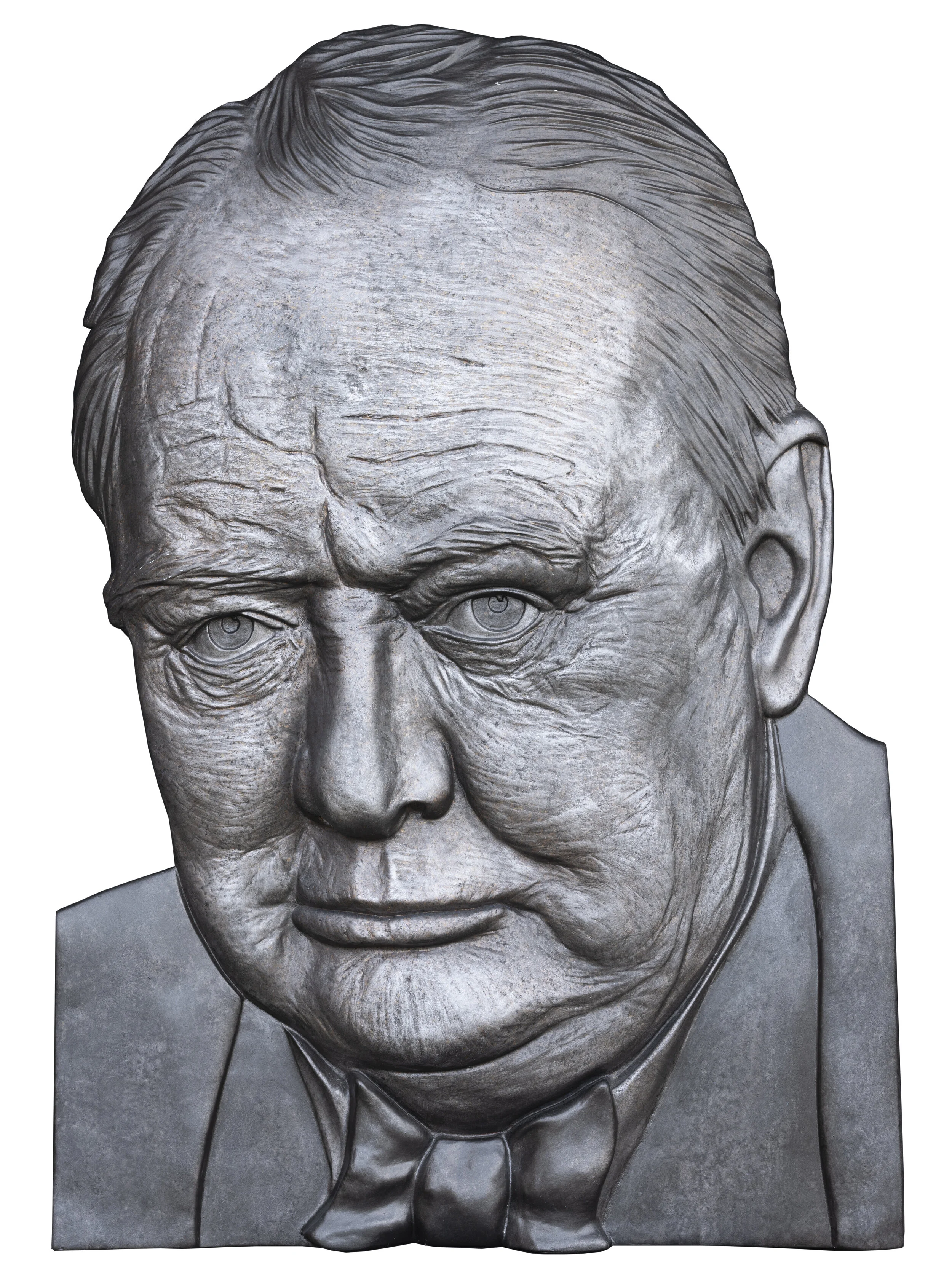 Offline Gallery is a new international contemporary art gallery located in Whitehead, U.K, exhibiting exceptional new artists' of our time. - Churchill (2) - John Perceval - Acrylic on fibreglass