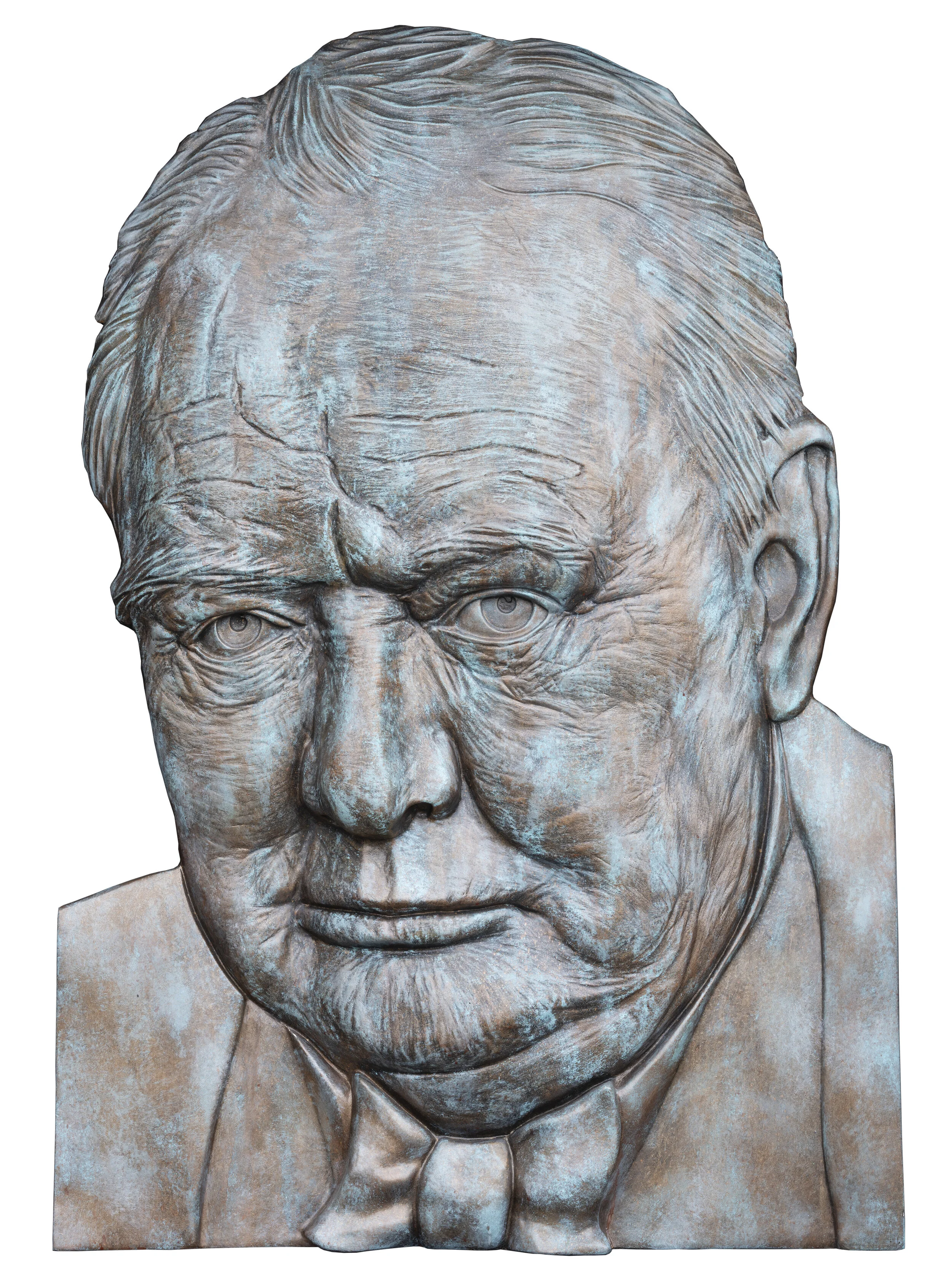 Offline Gallery is a new international contemporary art gallery located in Whitehead, U.K, exhibiting exceptional new artists' of our time. - Churchill (3) - John Perceval - Acrylic on fibreglass