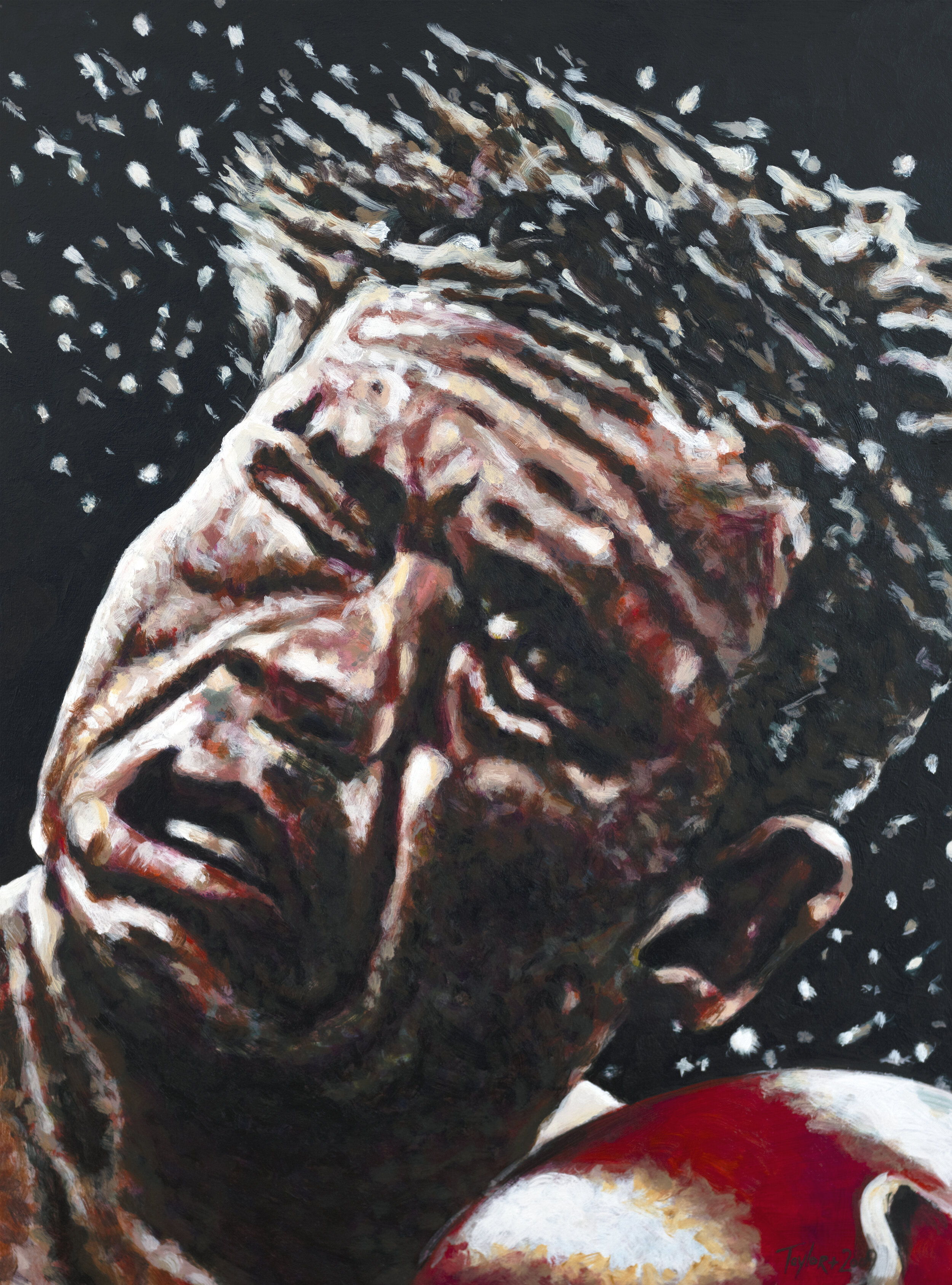 Offline Gallery is a new international contemporary art gallery located in Whitehead, U.K, exhibiting exceptional new artists' of our time. - Knockout (4) - Taylor - Acrylic on board