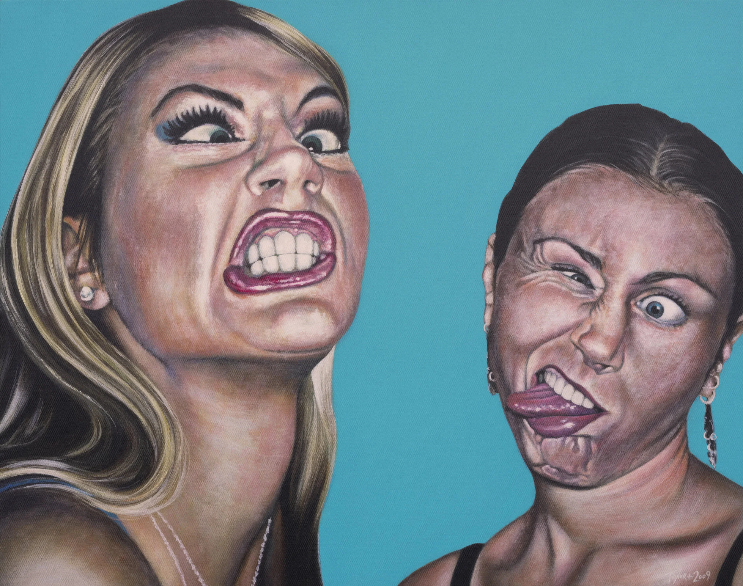 Offline Gallery is a new international contemporary art gallery located in Whitehead, U.K, exhibiting exceptional new artists' of our time. - Gurn - M. Taylor - Acrylic on canvas
