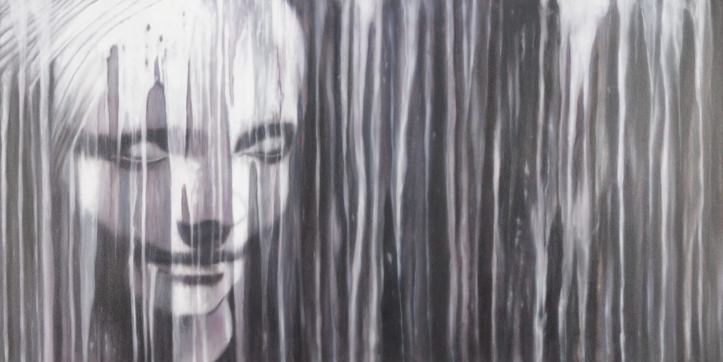 Offline Gallery is a new international contemporary art gallery located in Whitehead, U.K, exhibiting exceptional new artists' of our time. - Kiss Me, Kiss Me, Kiss Me.. - M. Taylor - Acrylic on board