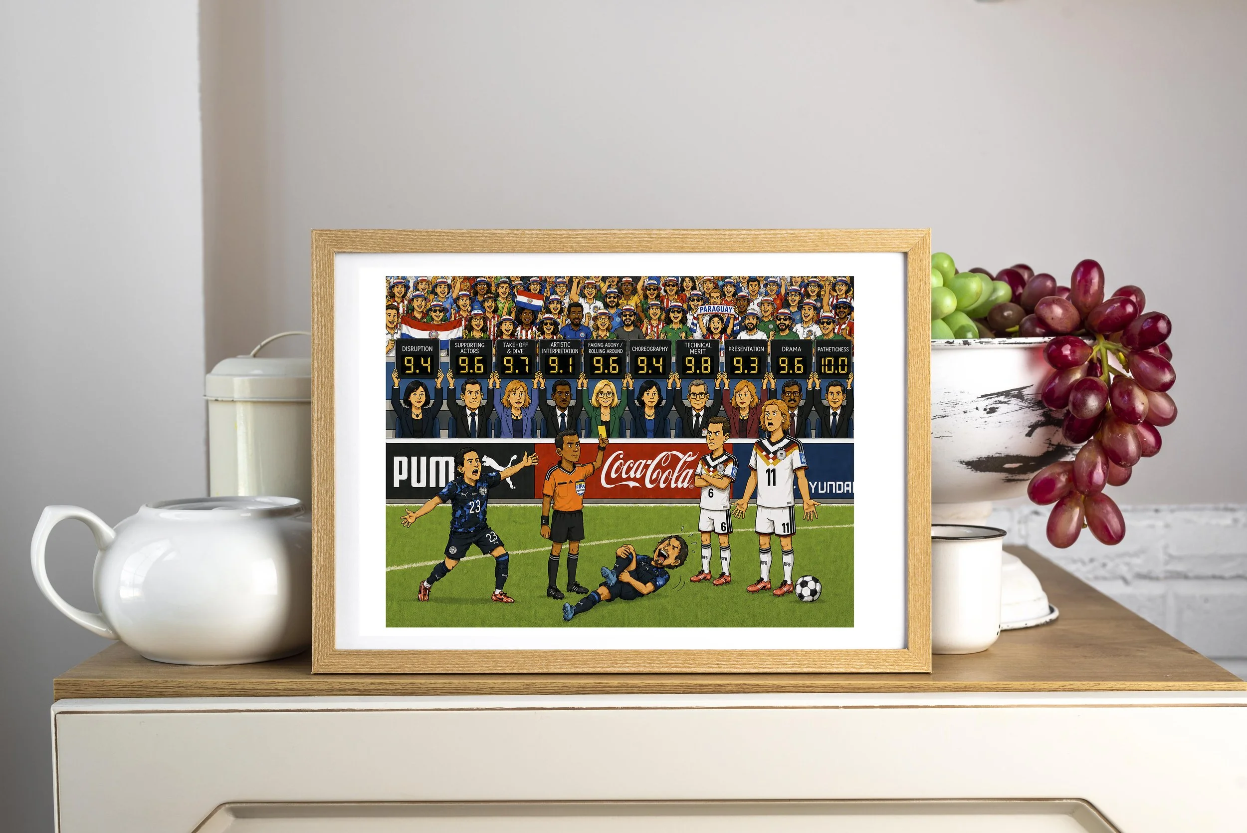 Fifa '26 - Yellow Card! - Funny Home Décor
