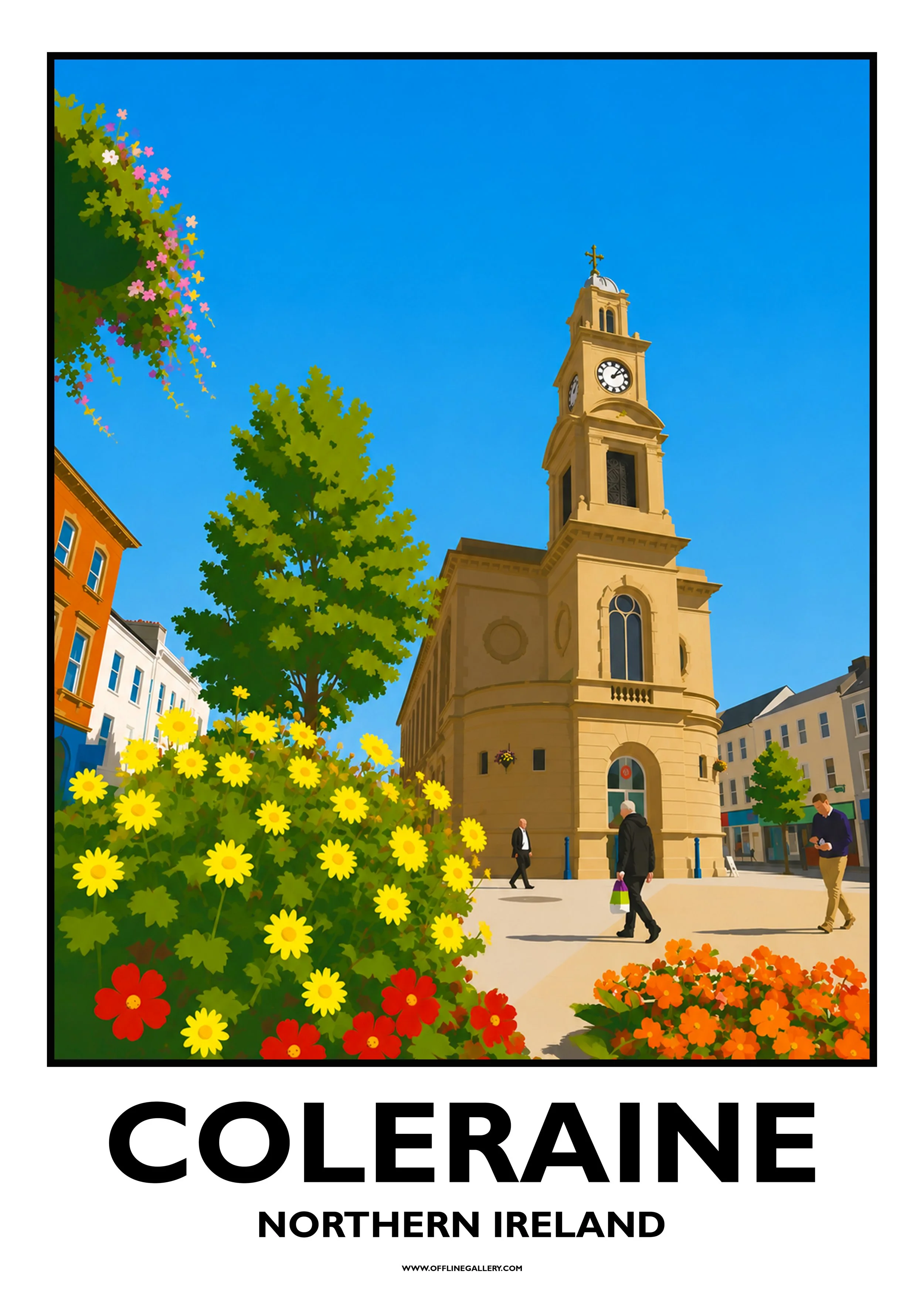  Coleraine - Offline Travel Poster  Prints from: £15.00 
