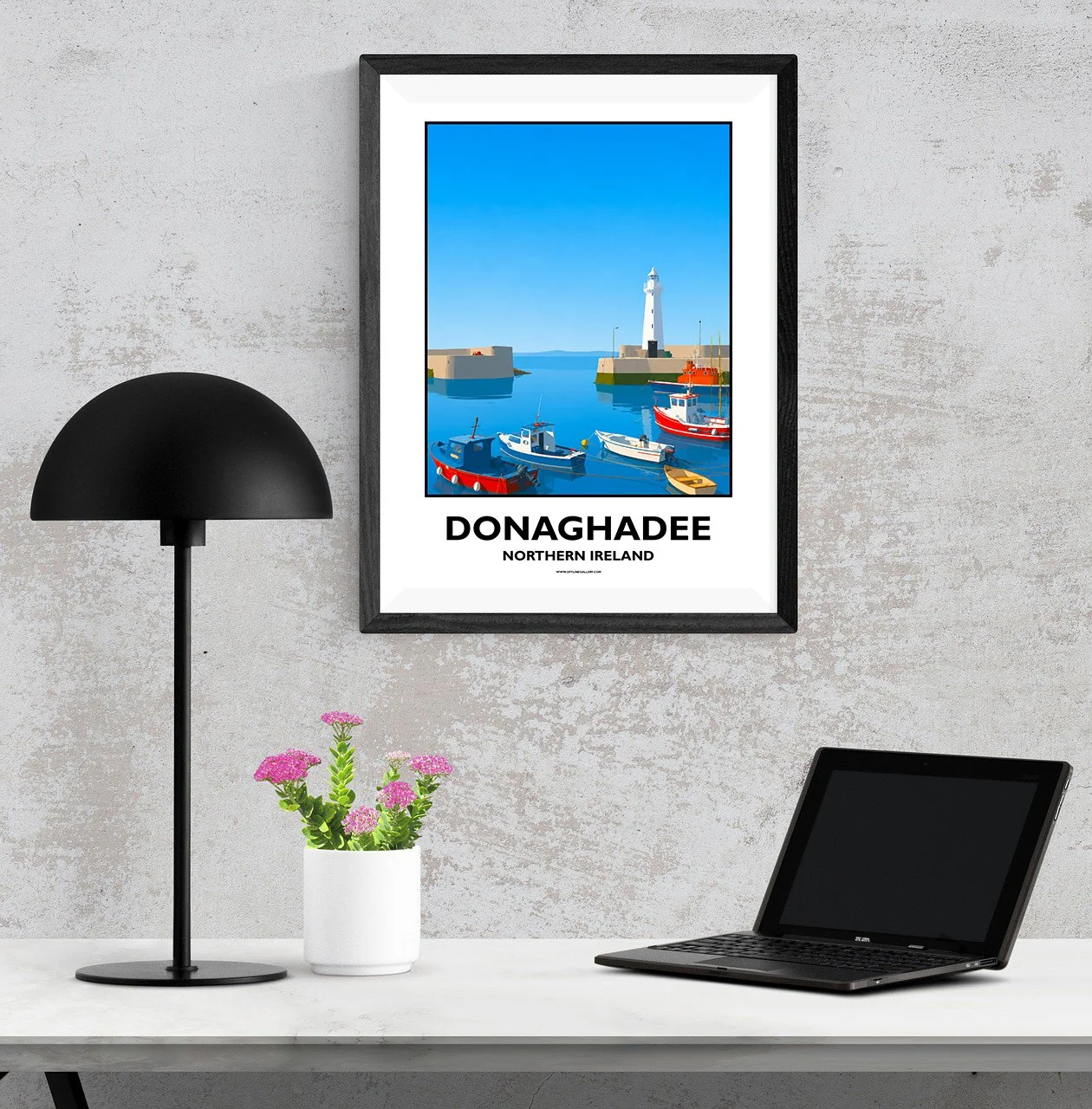 A3.1 - Stunning poster of Donaghadee for sale, perfect for art lovers and collectors. Ideal for home or office, this artwork brings a touch of Northern Ireland's natural charm to any setting.