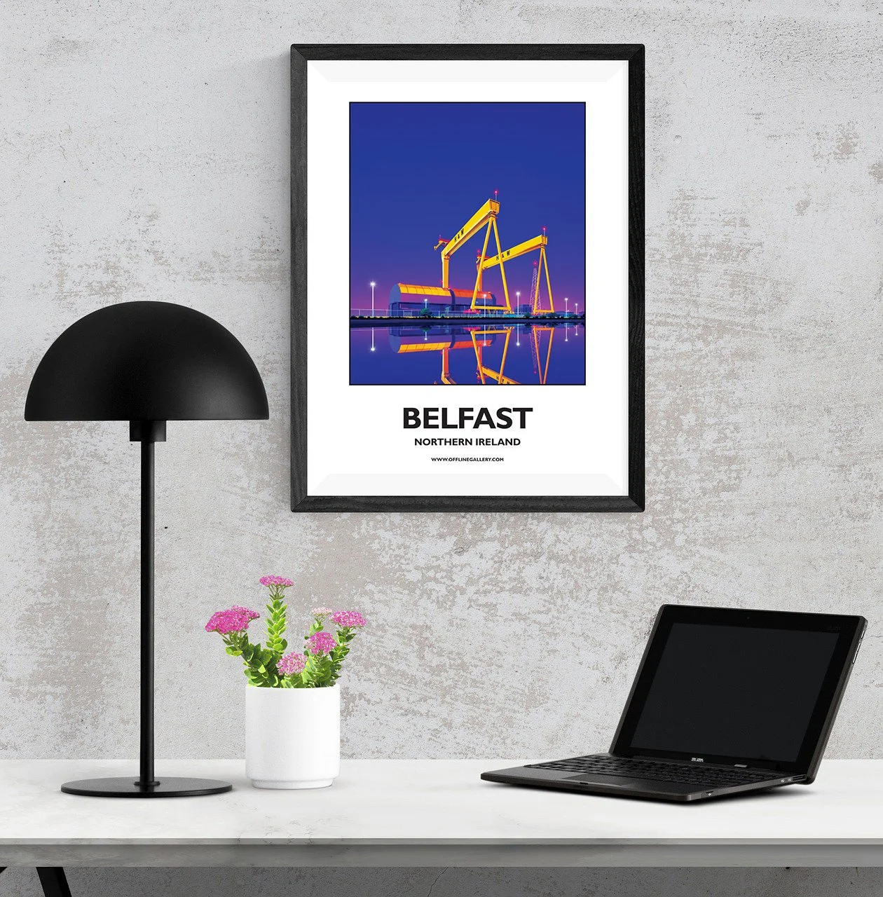 Belfast, Sampson & Goliath Cranes, Northern Ireland - Variation 1
