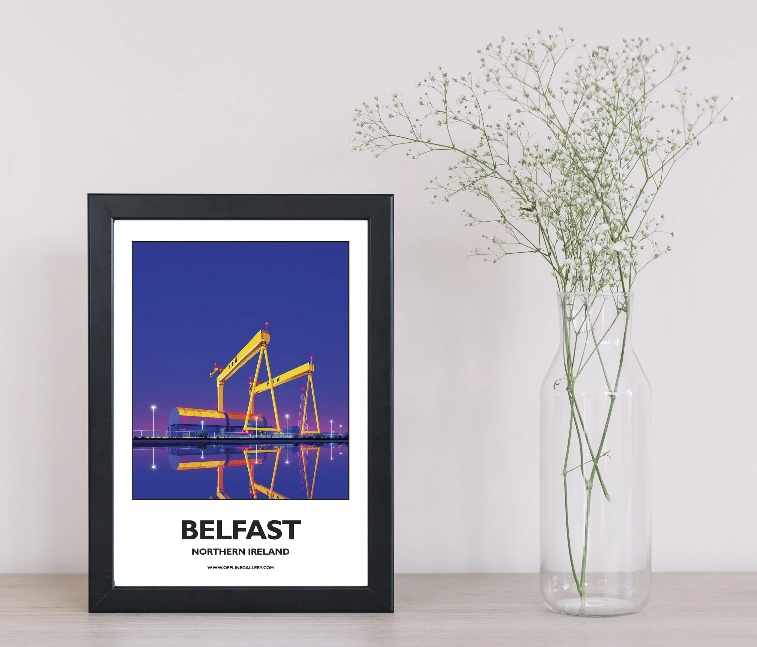 Belfast, Sampson & Goliath Cranes, Northern Ireland - Variation 1