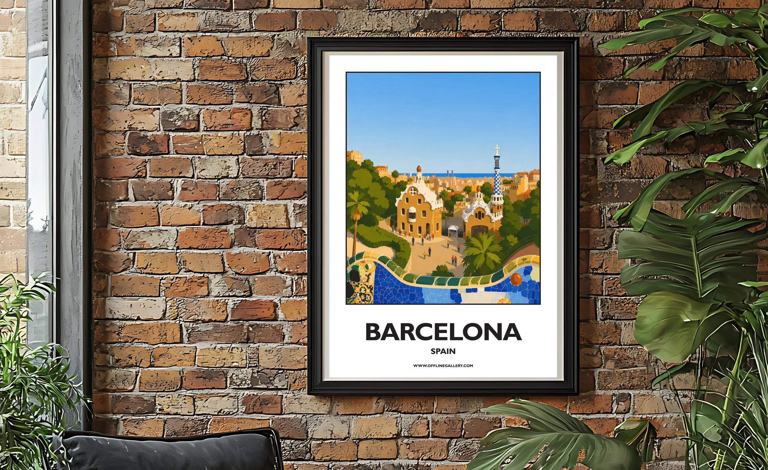 Barcelona, Park Güell, Spain