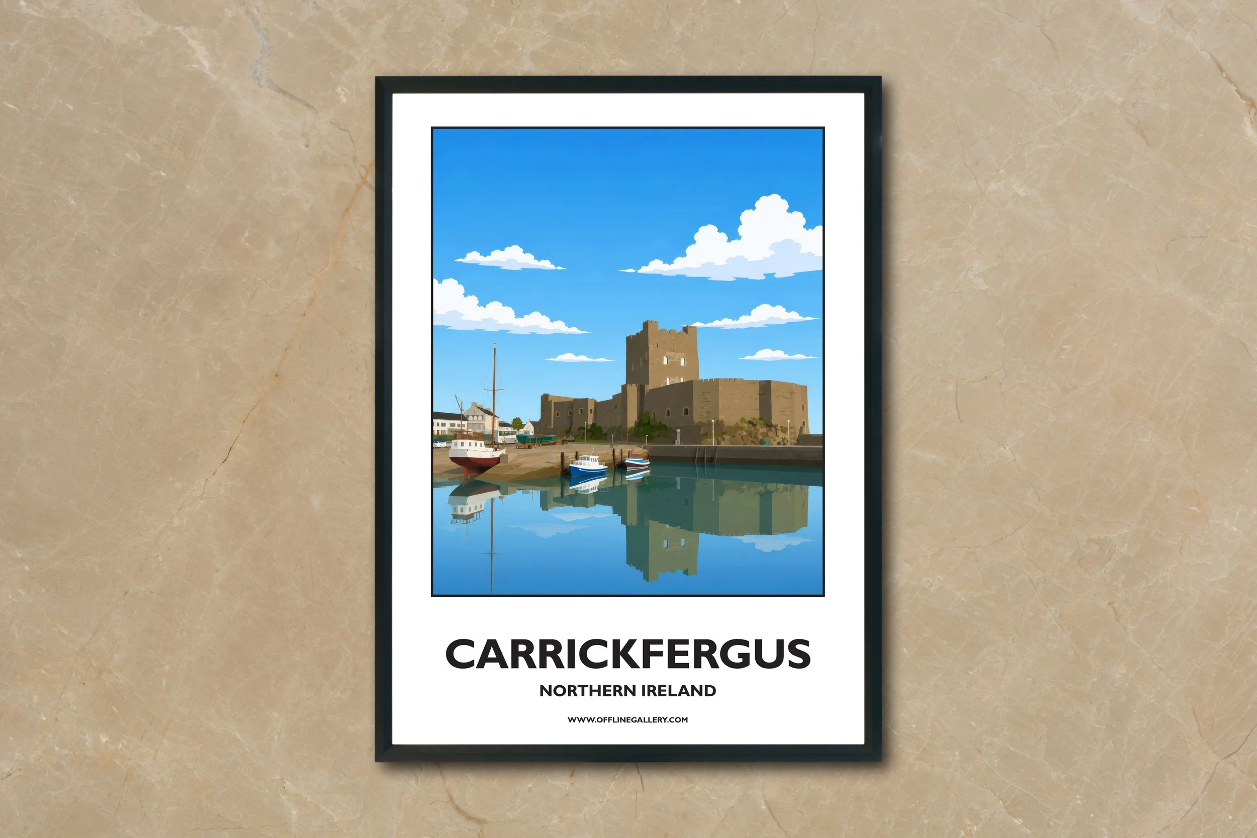 Carrickfergus Castle, Northern Ireland - Variation 1