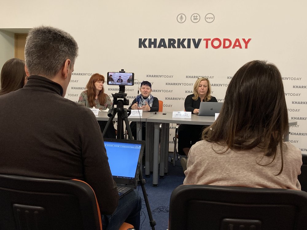 Pressekonferenz in Kharkiv